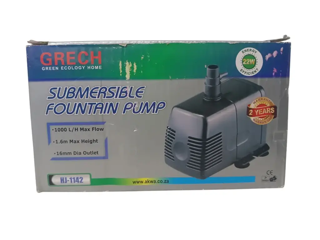 Grech Submersible Fountain Pump Hj-1142 (1000 L/H) - View 2