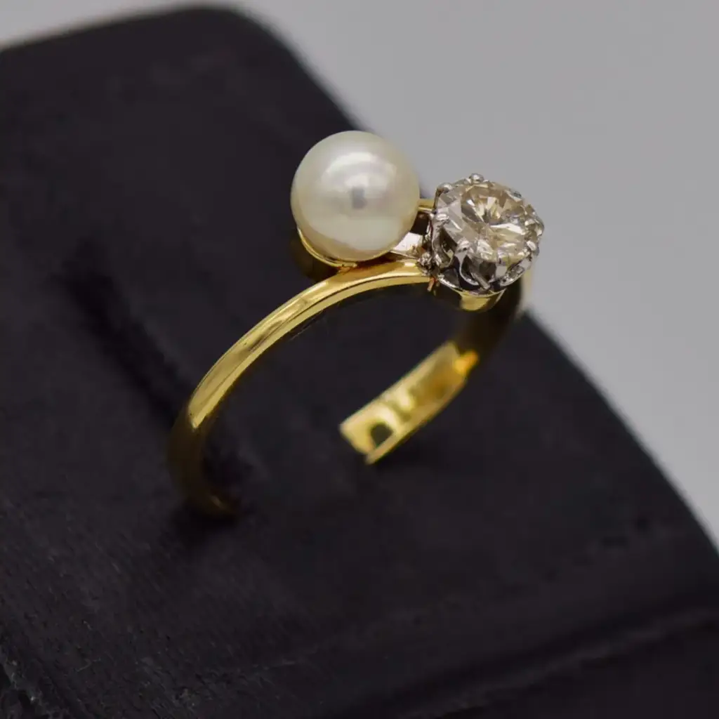 14ct Yellow Gold Dress Ring - View 2