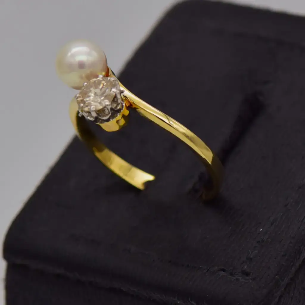 14ct Yellow Gold Dress Ring - View 3