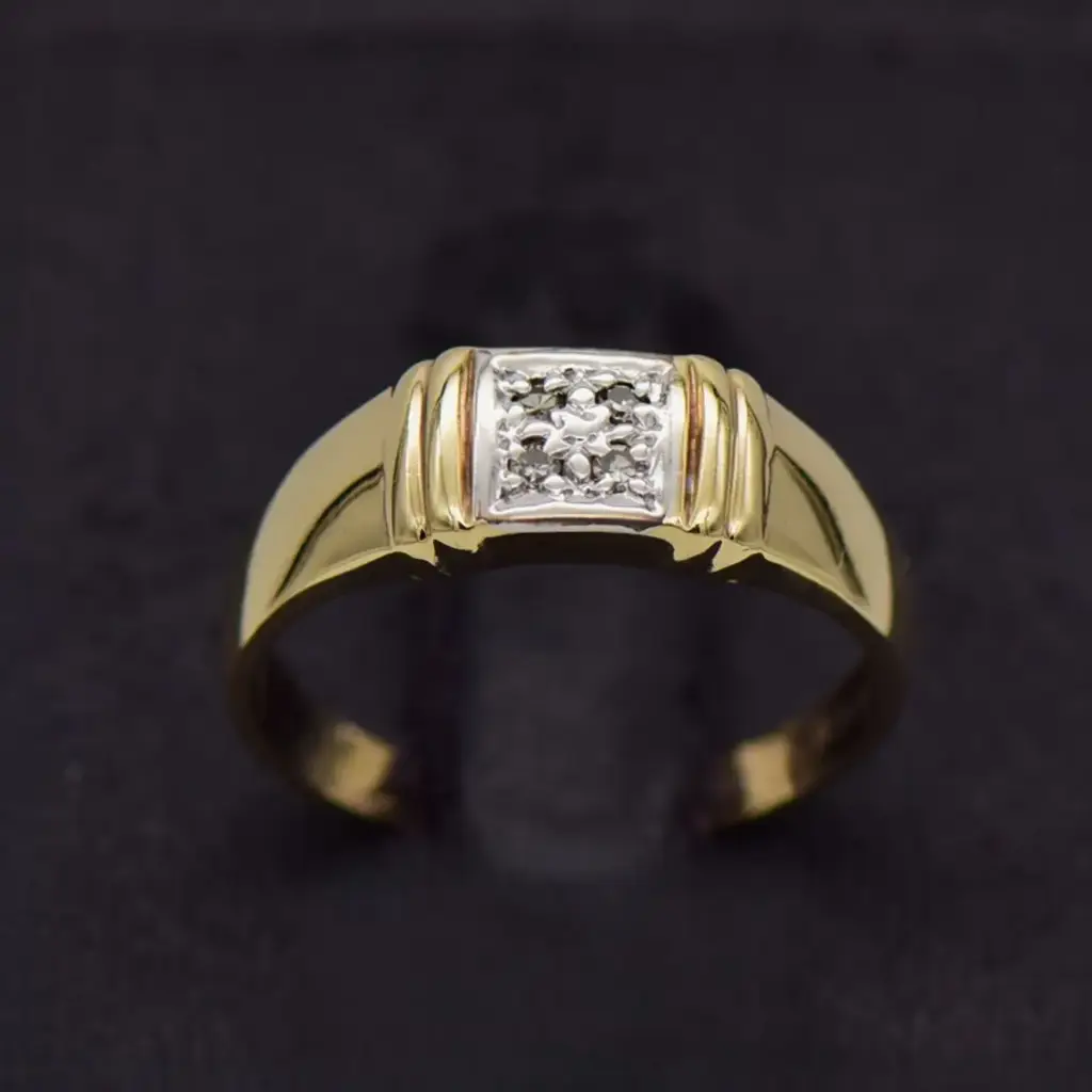 9ct Yellow Gold Dress Ring - View 5