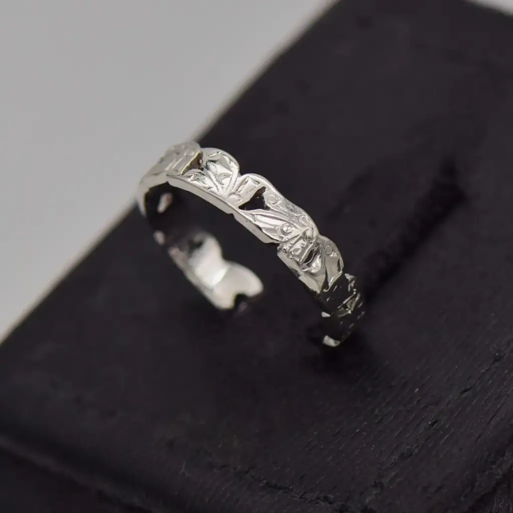18ct White Gold Dress Ring - View 3