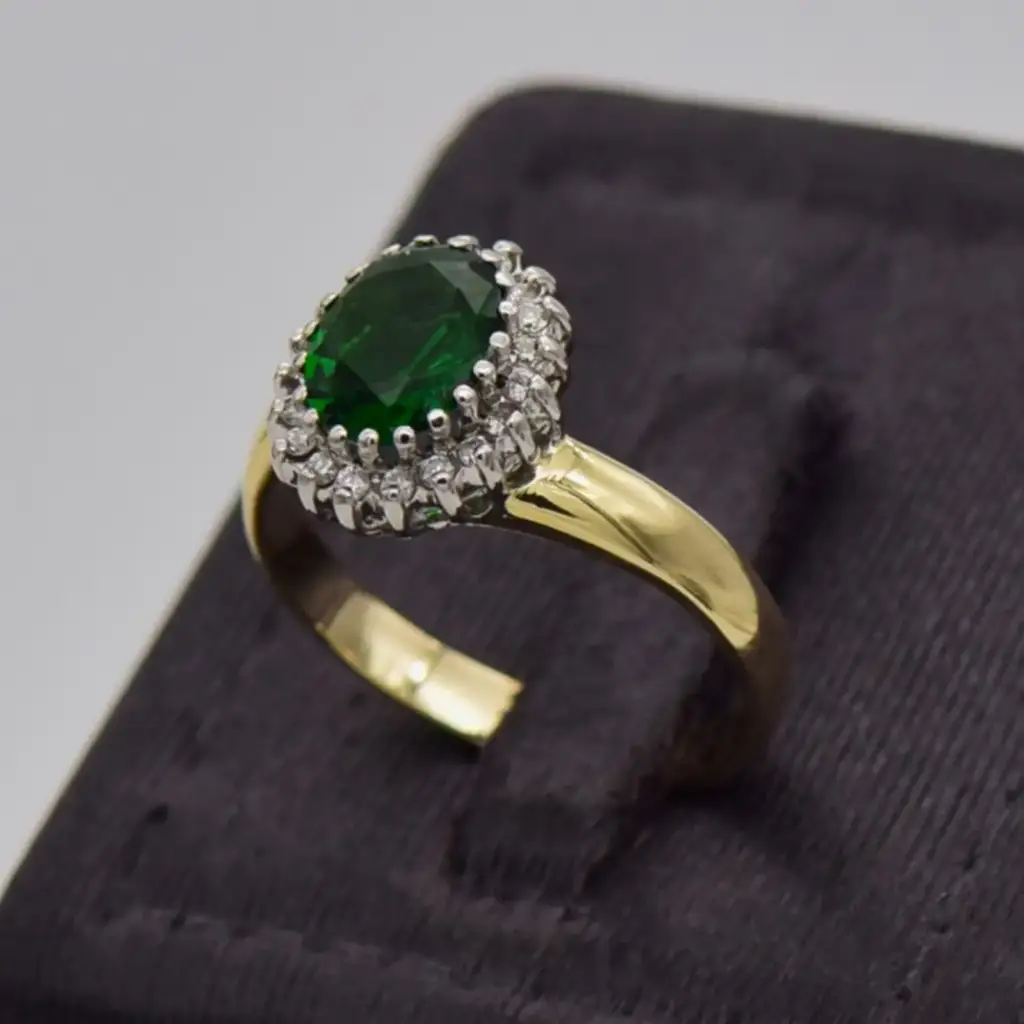 12ct Yellow Gold Dress Ring - View 3