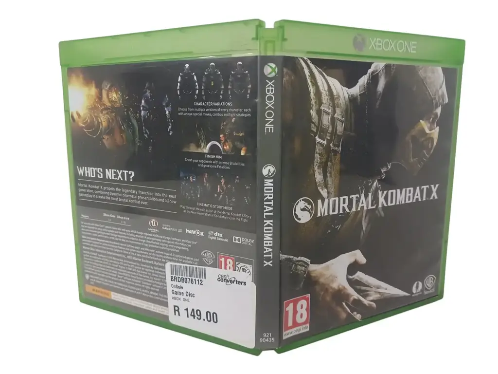 Xbox One Mortal Kombat X Game Disc - View 2