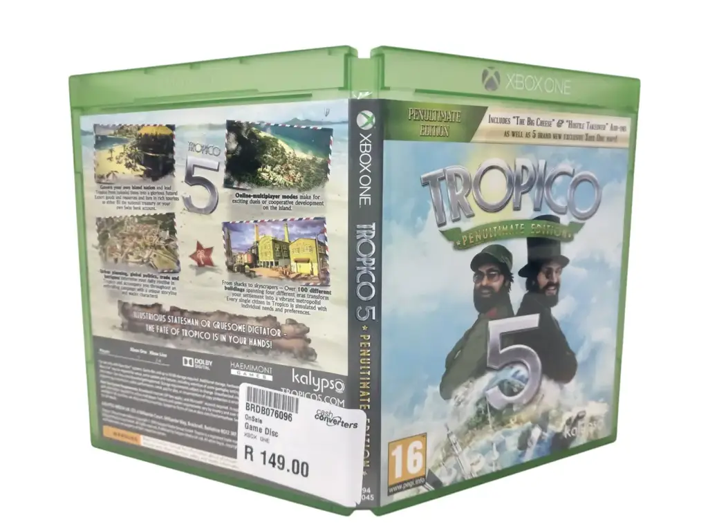 Xbox One Tropico 5 Penultimate Edition Game Disc - View 2