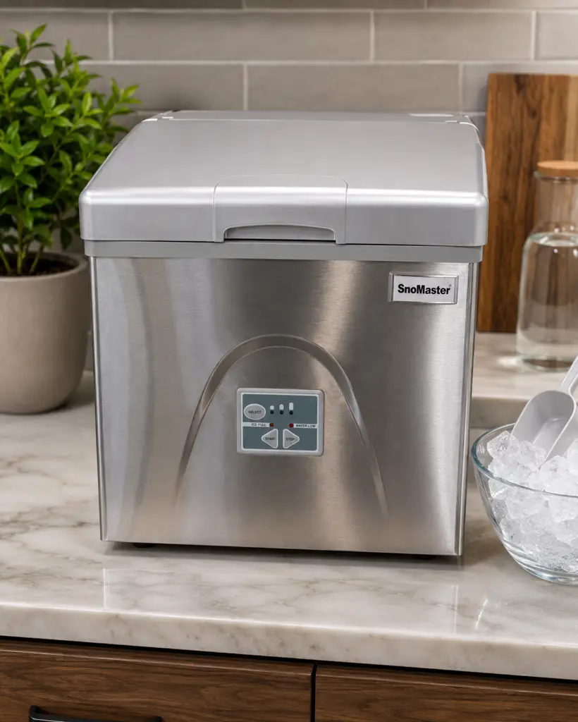 Snomaster 20Kg Countertop Ice Maker | Stainless Steel | Second-Hand