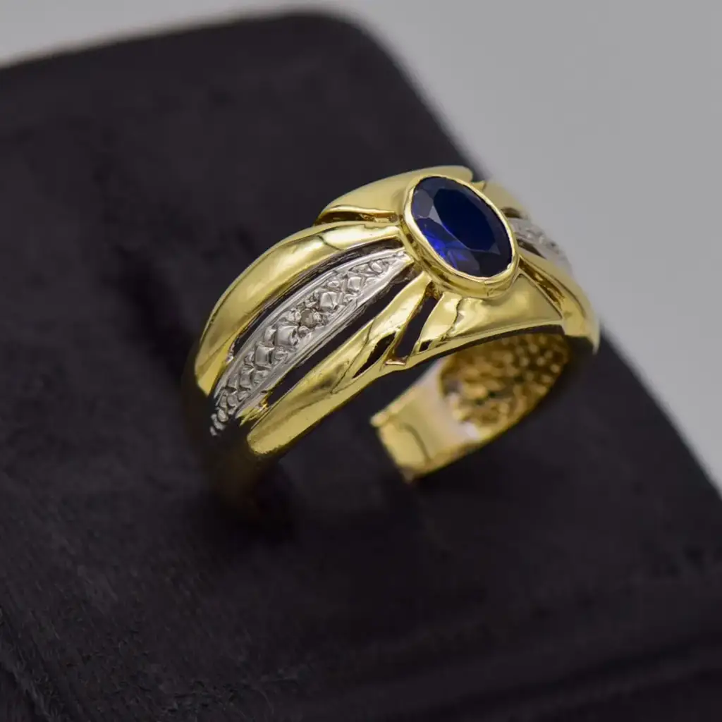 9ct Yellow Gold Dress Ring - View 2
