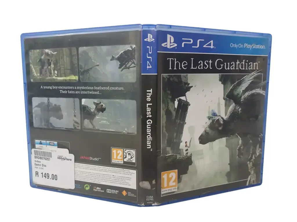 Playstation 4 The Last Guardian Game Disc - View 2