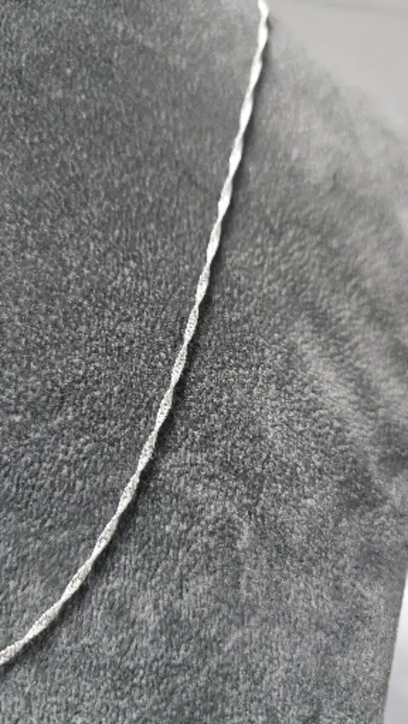 925 Sterling Silver Twist Chain - View 2