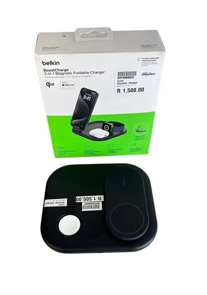 Belkin Boostcharger 3 In 1 Magnetic Foldable Charger - View 2