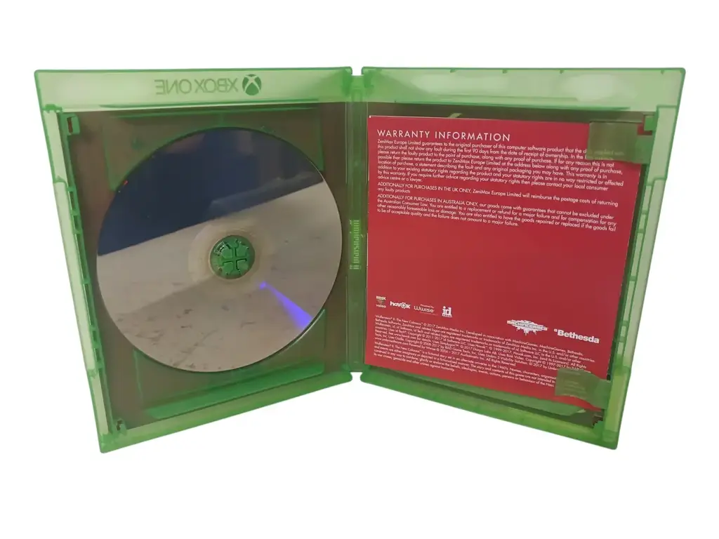 Xbox One Wolfenstein Ii: The New Colossus Game Disc - View 3