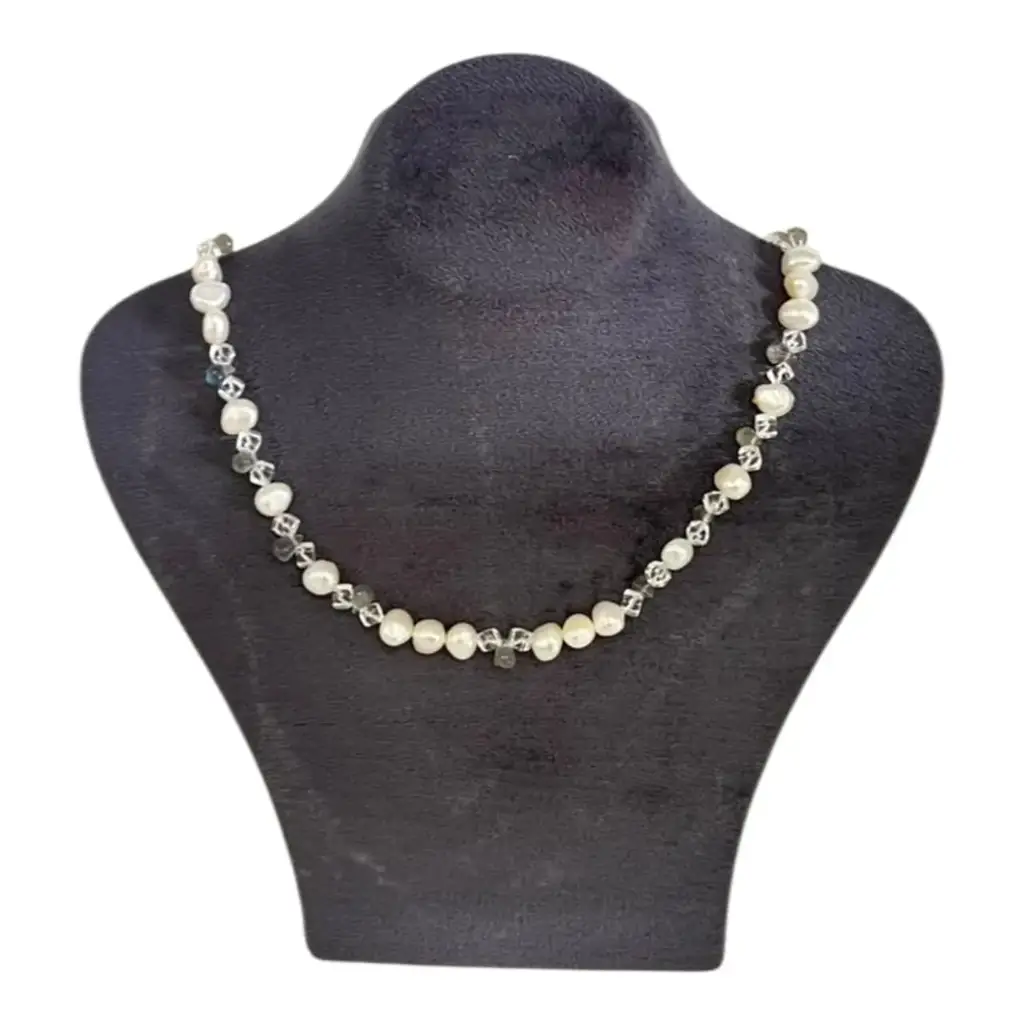 Silver With Pearls - View 2