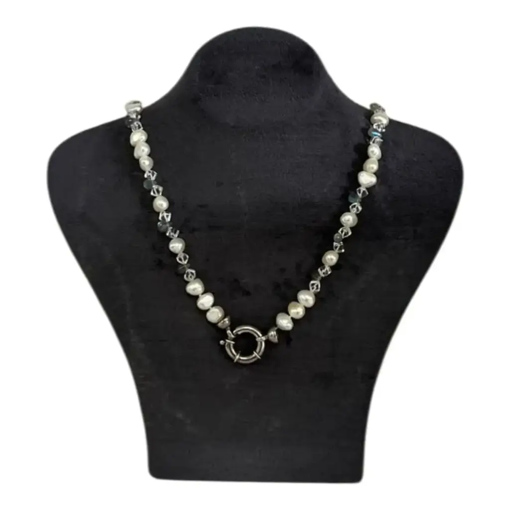 Silver With Pearls - View 3