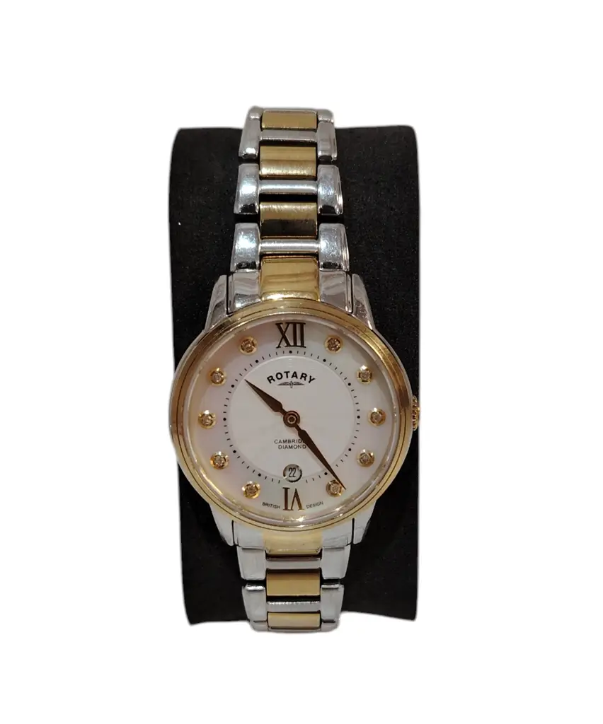 Rotary Lb05426 Cambridge Diamond Set Ladies Watch