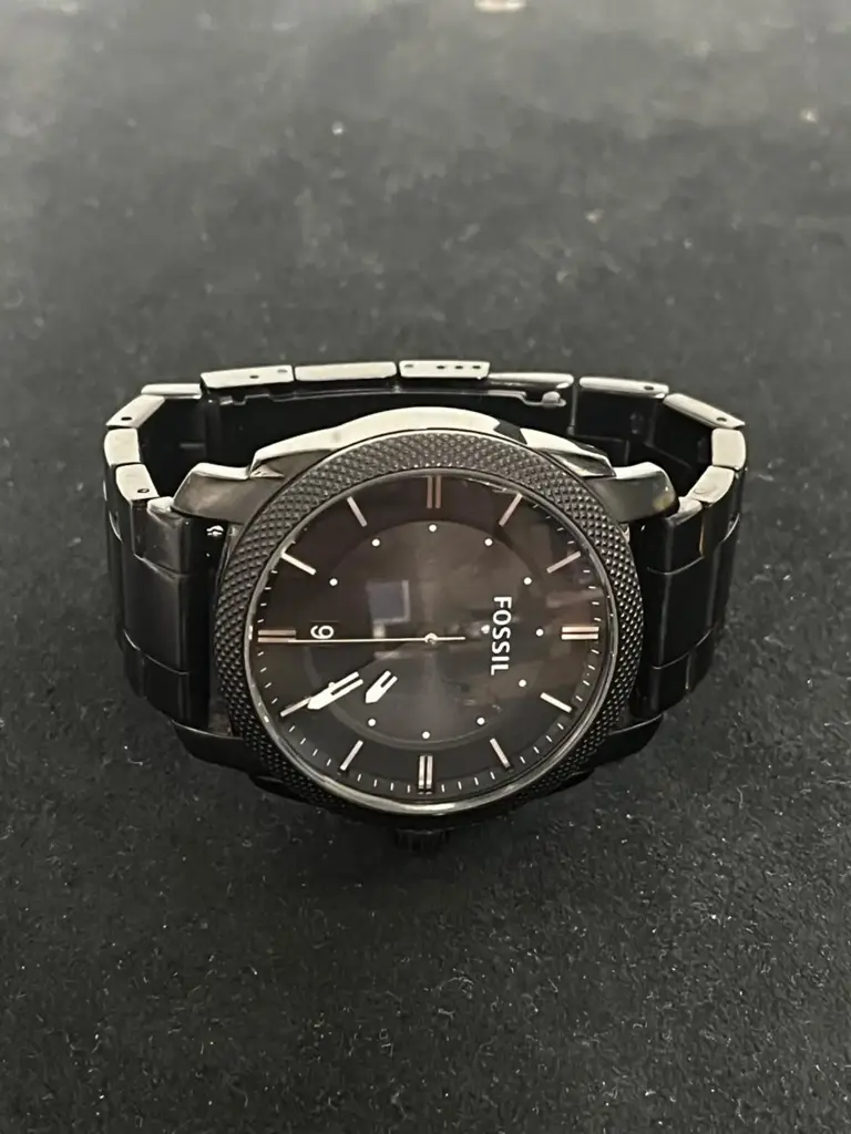 Black Fossil Watch