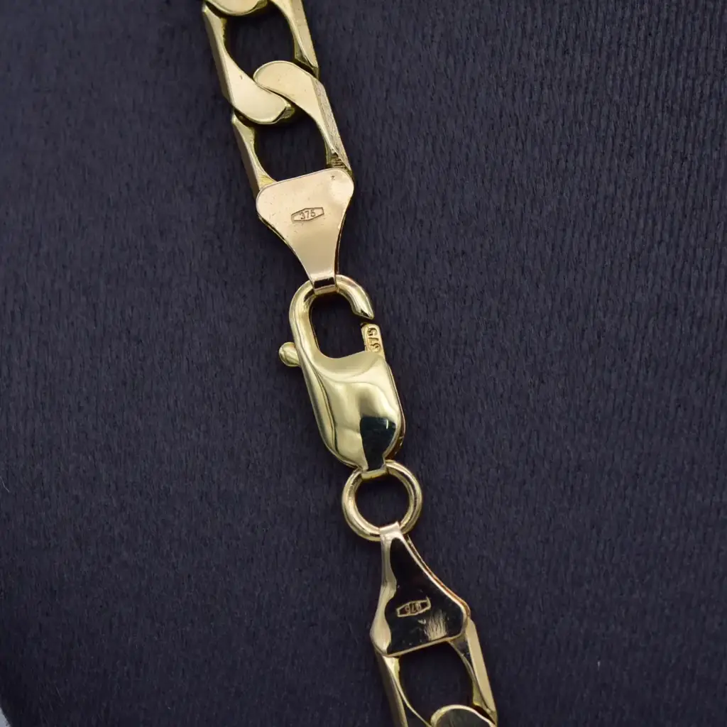 9ct Yellow Gold Chain Curb-Link - View 3