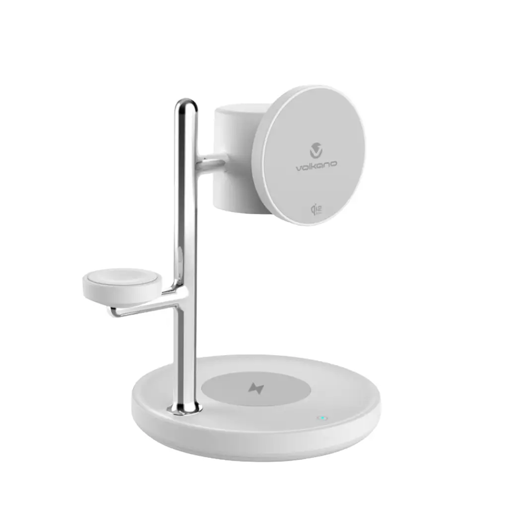 Volkano Lumen Series 3-In-1 Magnetic 25W Qi2.2 Wireless Charging Station