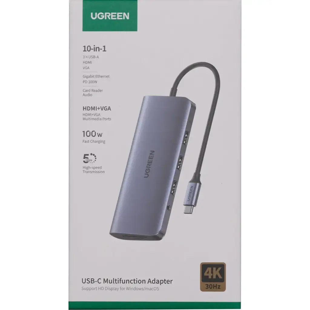 Ugreen 7-In-1 Usb-C Multifunction Adapter - View 2