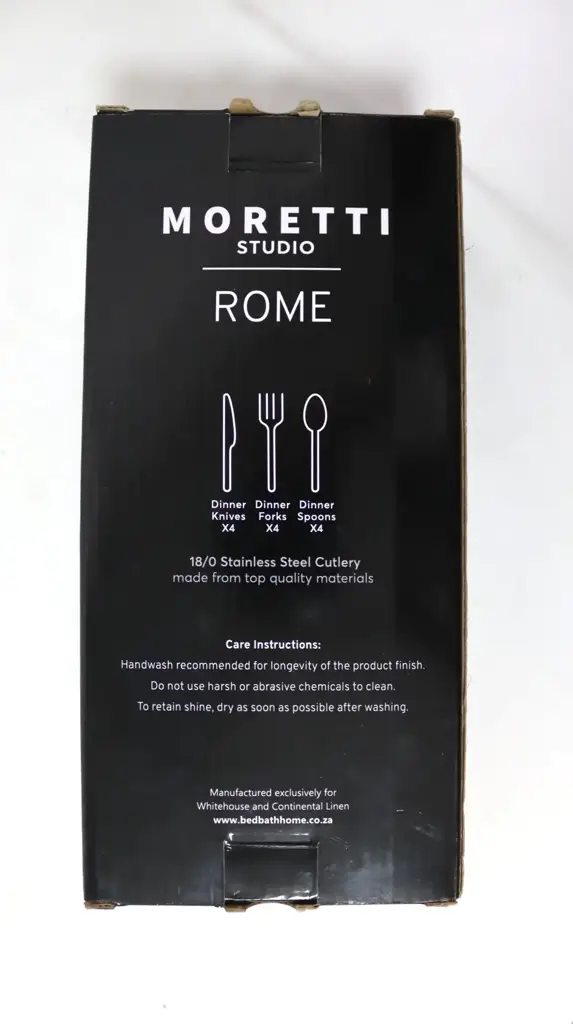 Moretti Qd3059 12 Pc Cutlery Rome Gold - View 2