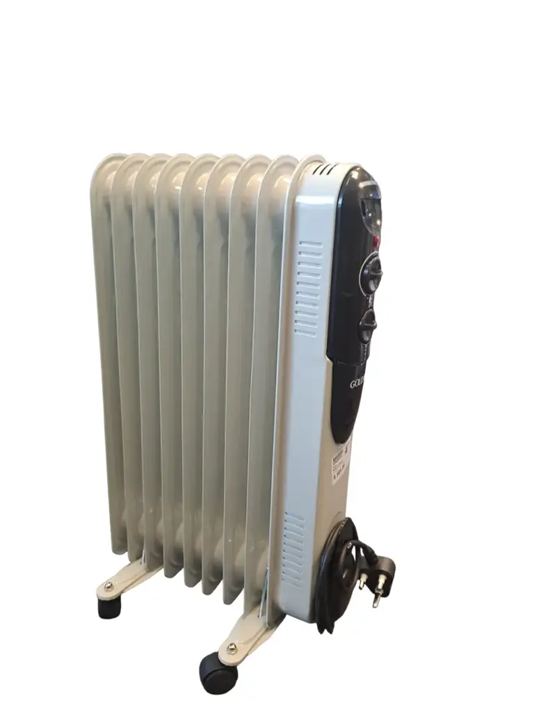 The Goldair 9 Fin Slim Oil Heater - View 2