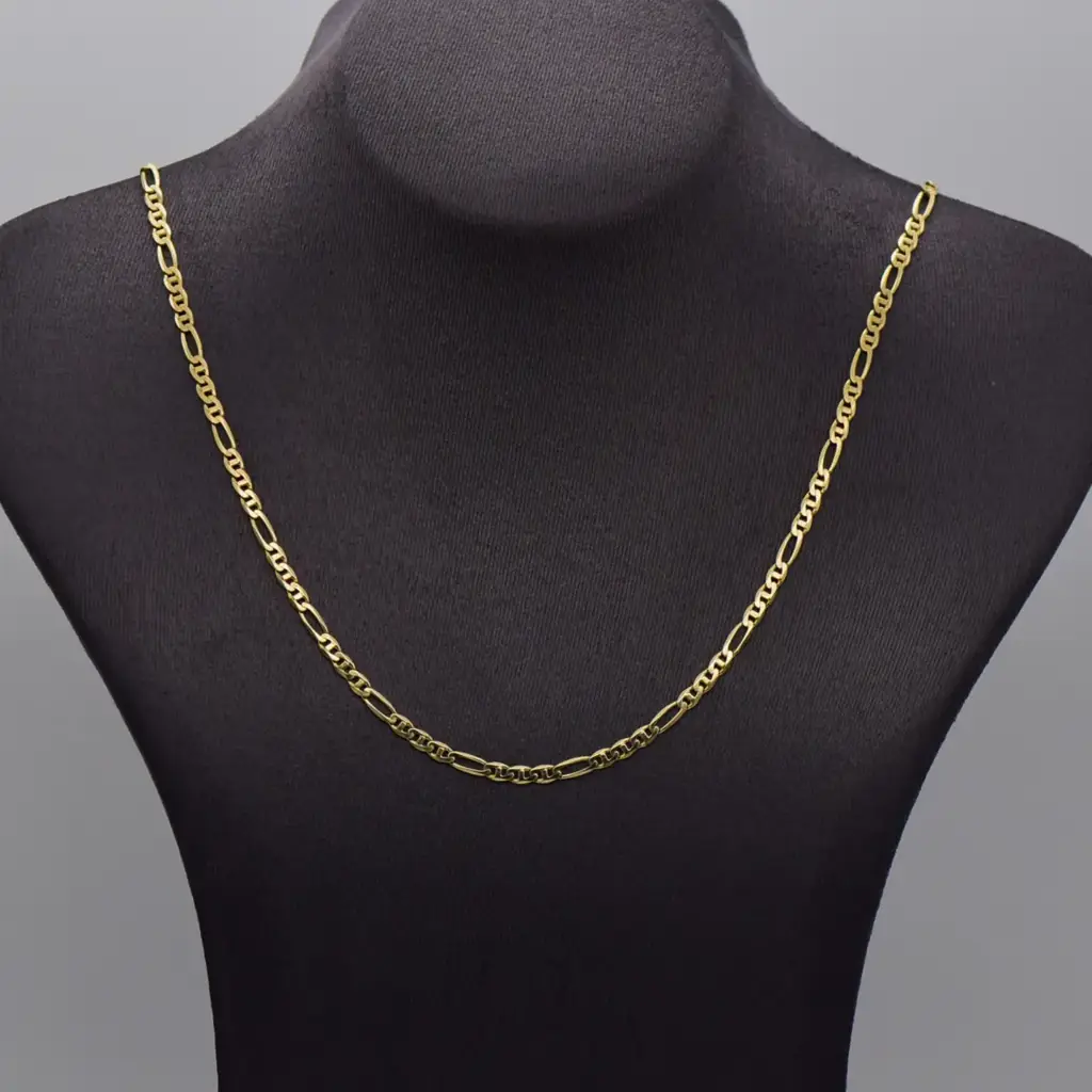 9ct Yellow Gold Chain Figaro-Link
