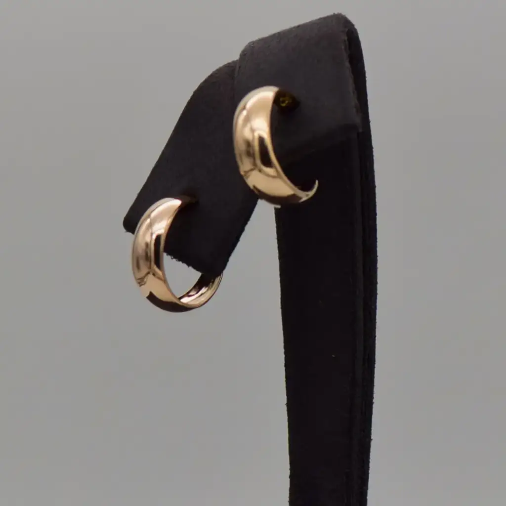 9ct Yellow Gold Hoop Earrings