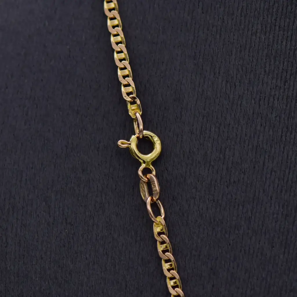 9ct Yellow Gold Chain & Pendant - View 4