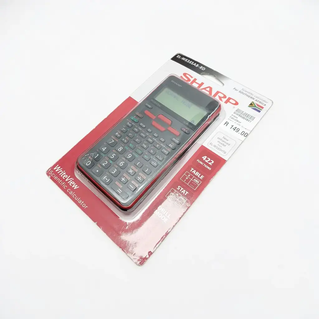 Sharp El-W535sab-Rd Scientific Calculator - View 2