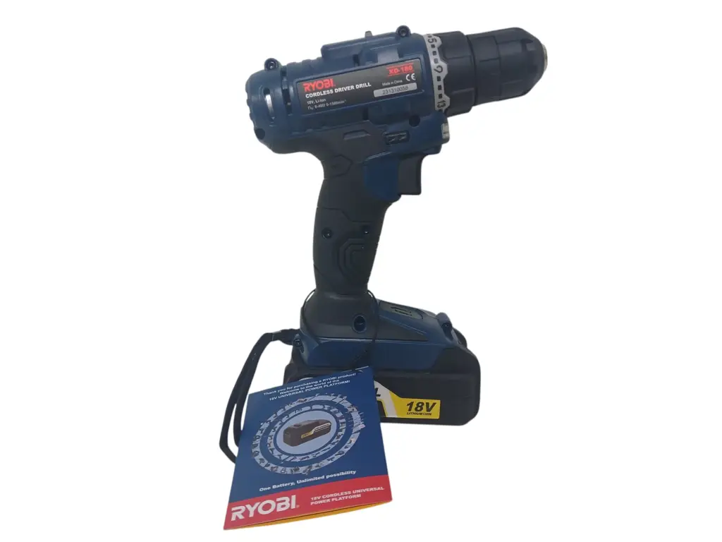 Ryobi Xd-180 18V Cordless Driver Drill - View 7