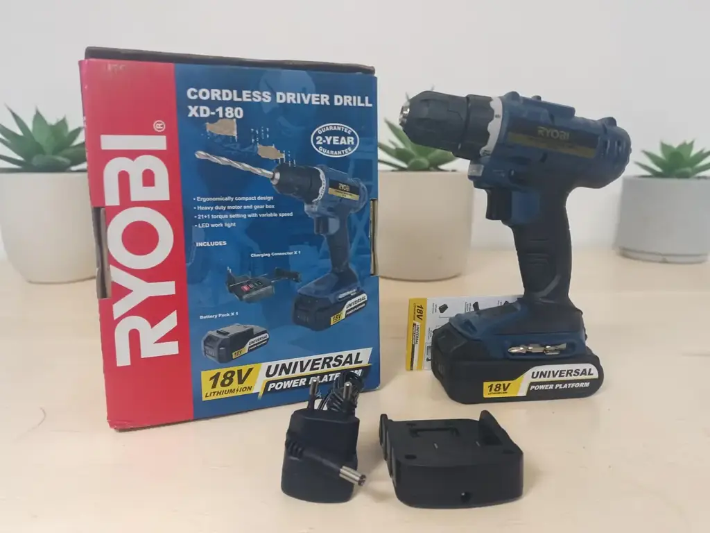 Ryobi Xd-180 18V Cordless Driver Drill