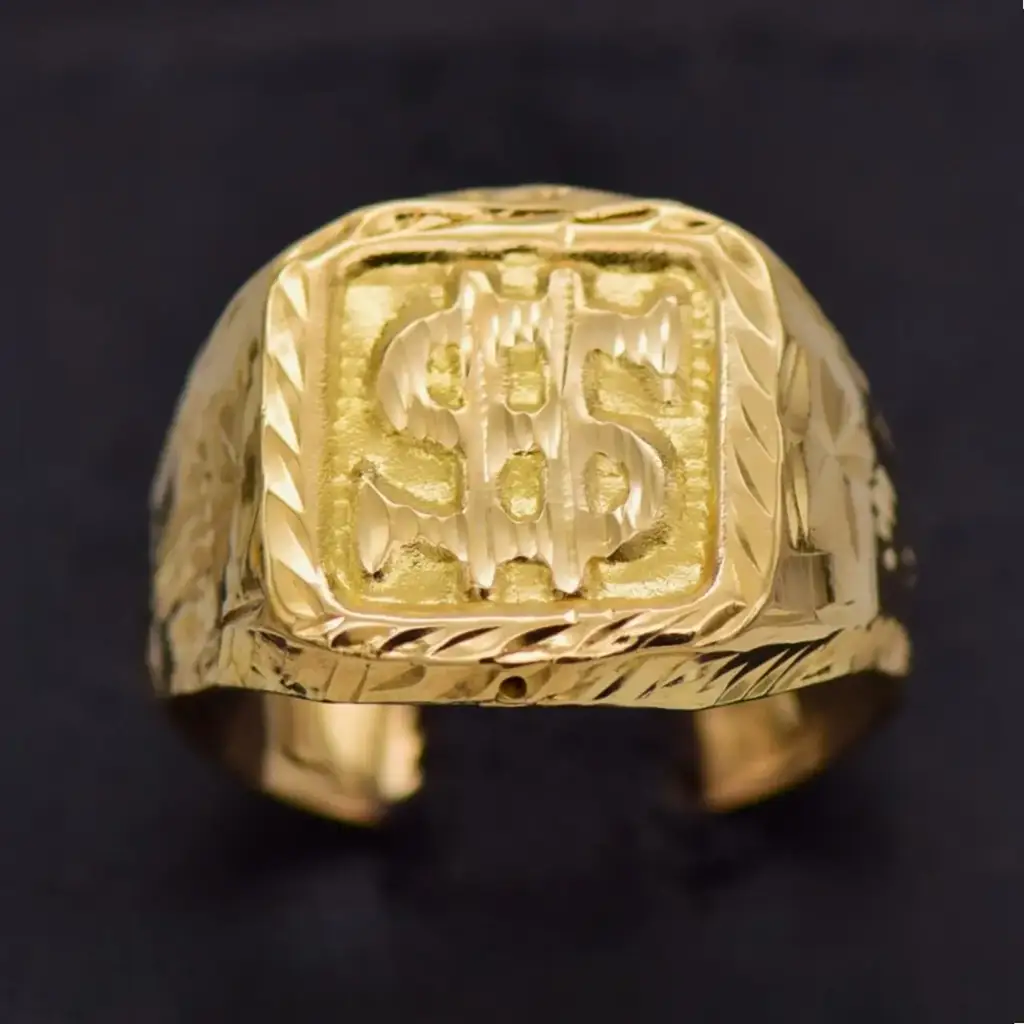 18ct Yellow Gold Men's Ring
