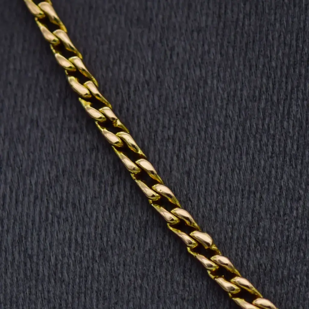 10ct Yellow Gold Chain Fancy-Link - View 2