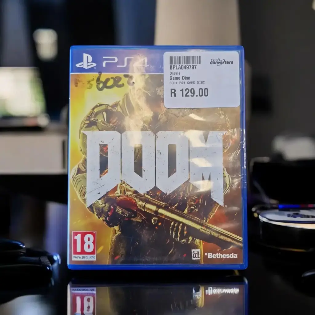 Sony Ps4 Doom Game Disc
