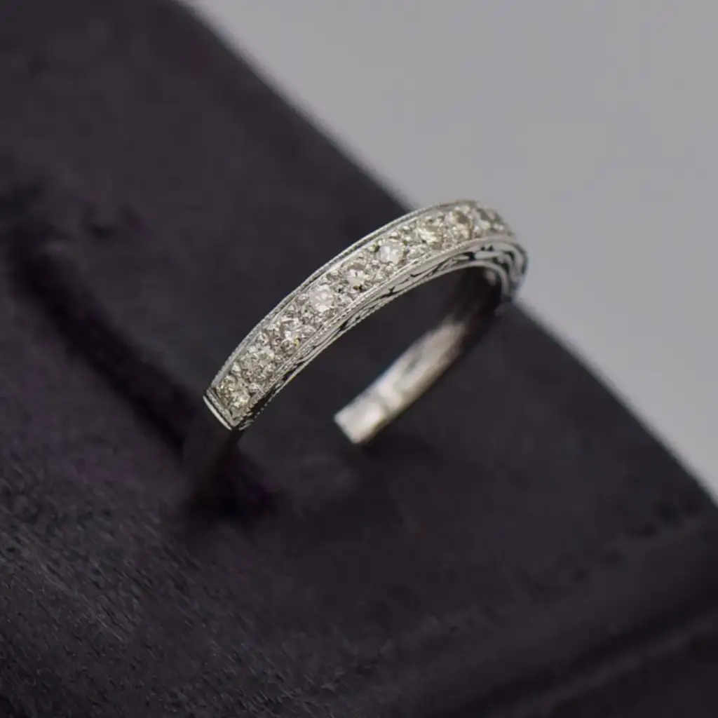 18ct White Gold Eternity Ring - View 2