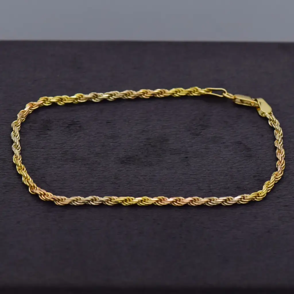 18ct Yellow Gold Bracelet Fancy-Link - View 2