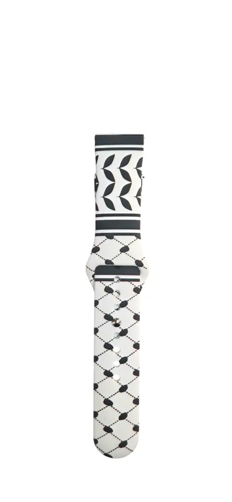 Keffiyeh 22M Silicone Watch Straps Compatible Samsung - View 2