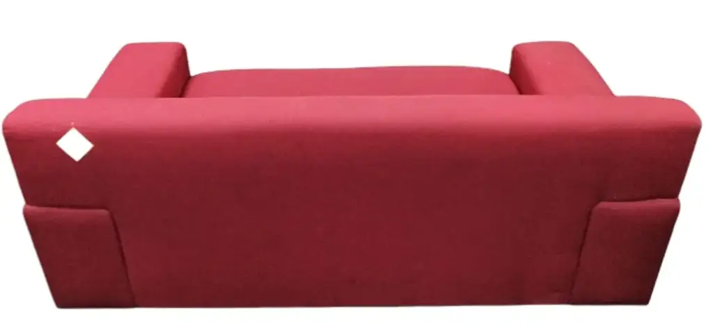 2 Seater Red Couch - View 2