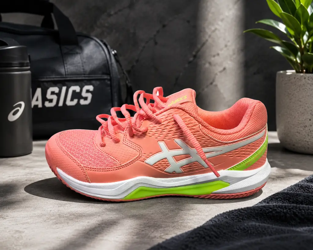 Asics Gel-Dedicate 8 Women's Padel Shoes – Guava/White