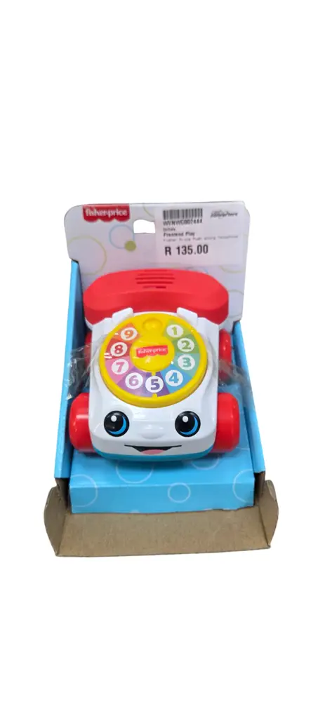 Fisher-Price Chatter Telephone Vehicle Push-Along Toy With Sounds - View 2