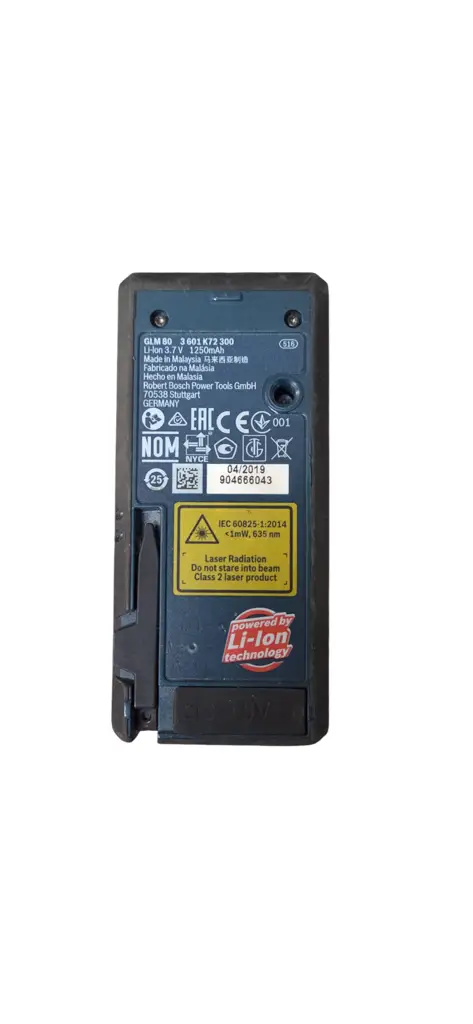 Bosch Laser Distance Meter Glm80 - View 3