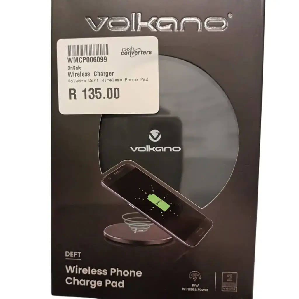 Volkano Deft Wireless Phone Charger Pad (Vk-8042-Bk)