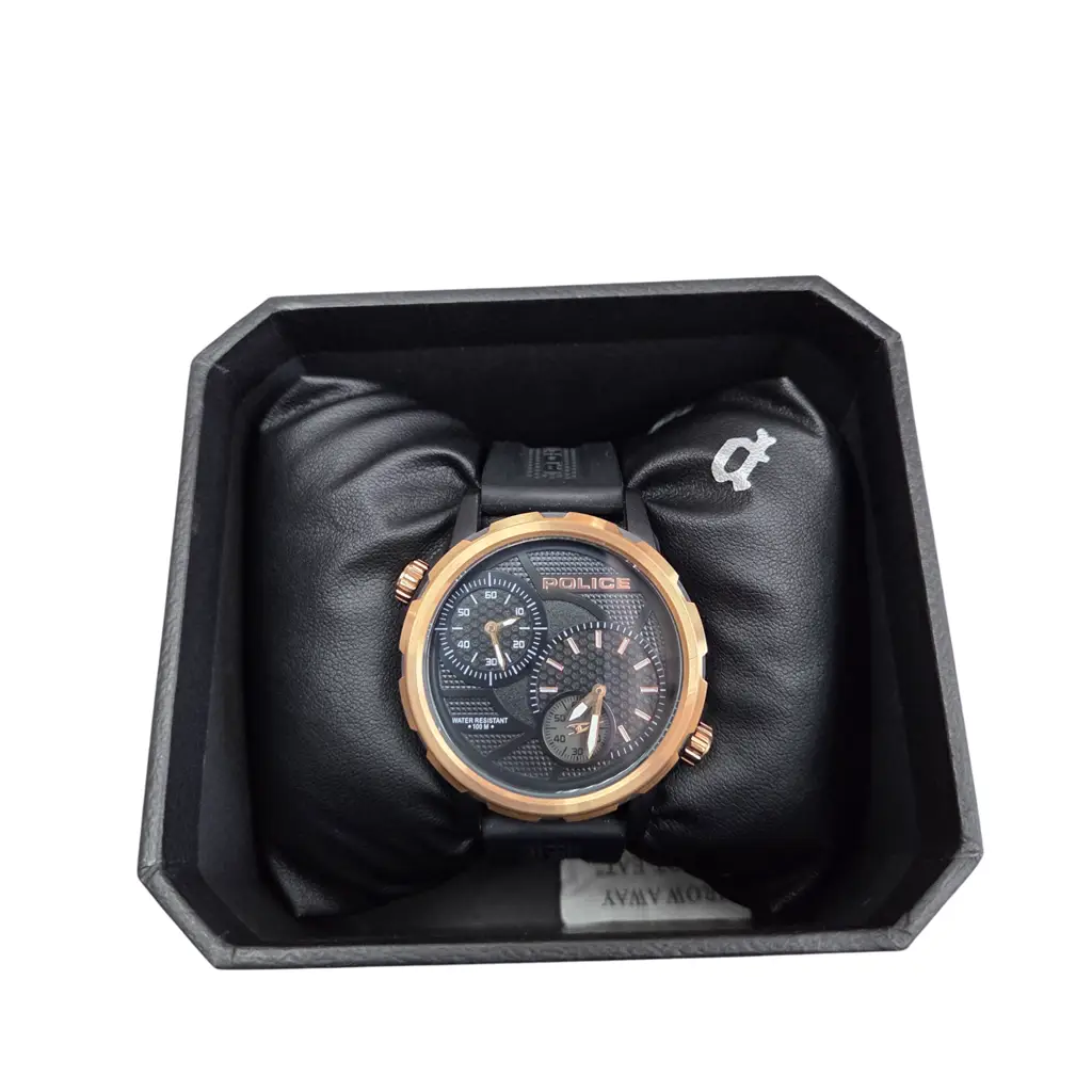 Police Black Quito 16019J Watch - View 3