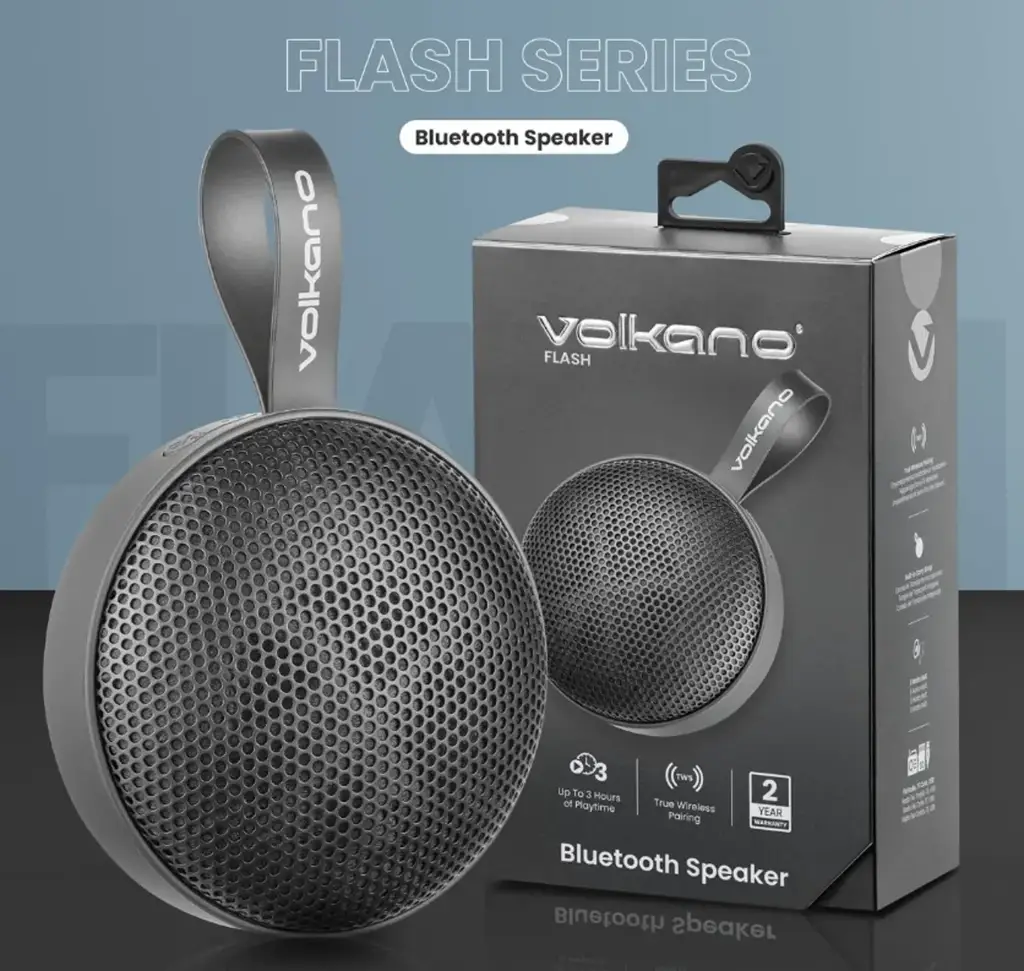 Volkano Flash Bluetooth Speaker (Black)