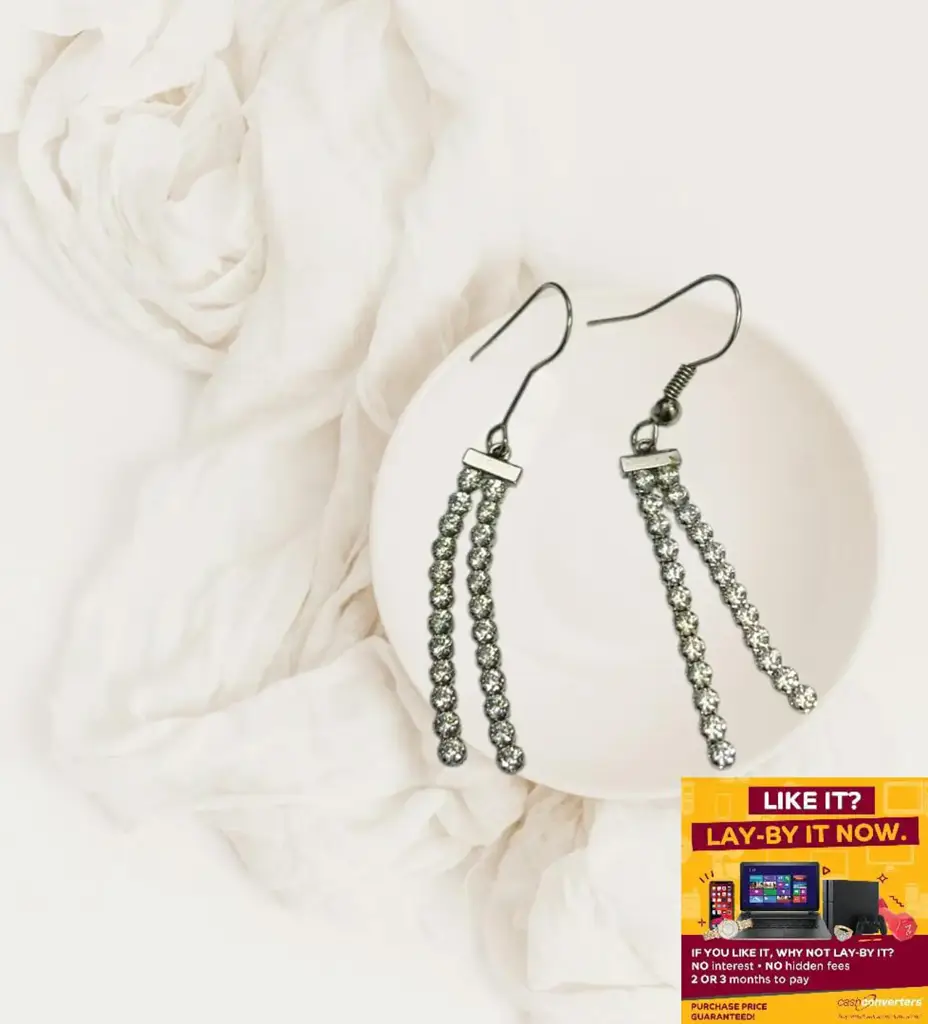 Swarovski Matrix Drop Earrings - View 2
