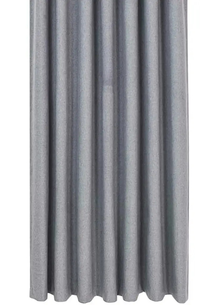 Nanwei Blackout Plain Bedroom Eyelet Curtains 225W X 250L Cm - View 2