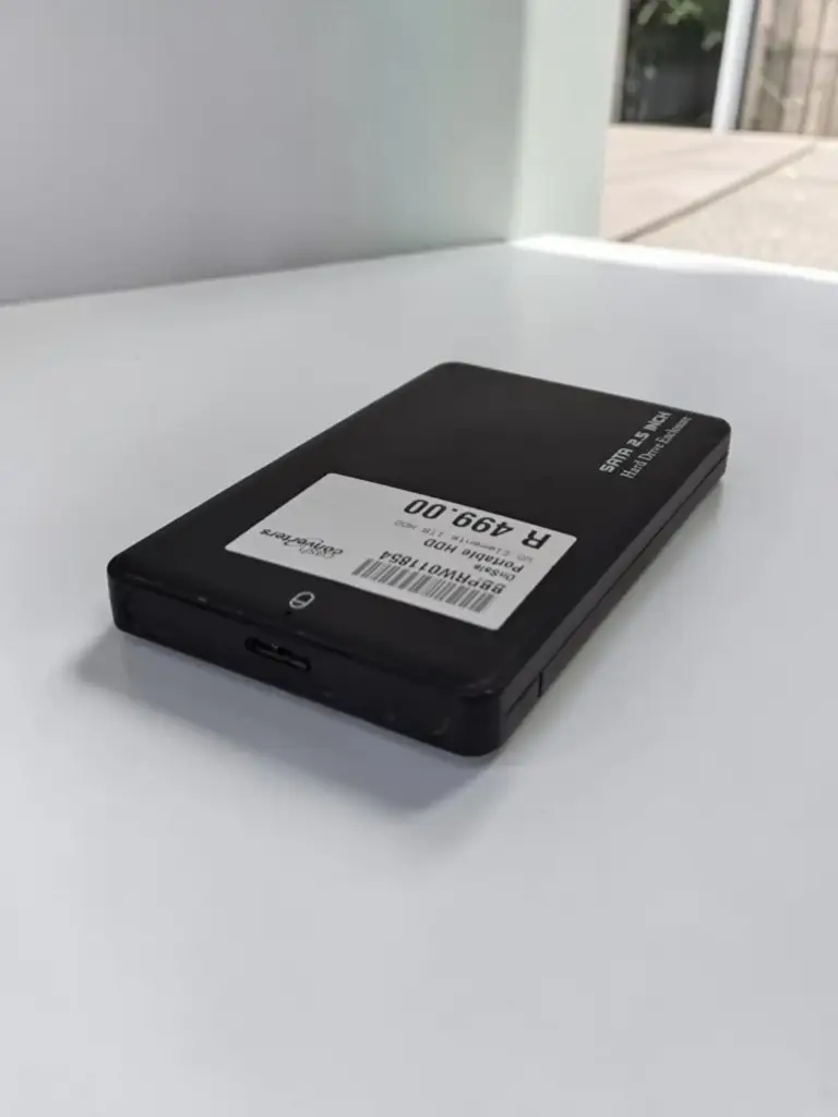 1TB Portable Hard Drive (Power Cable Included) - View 2