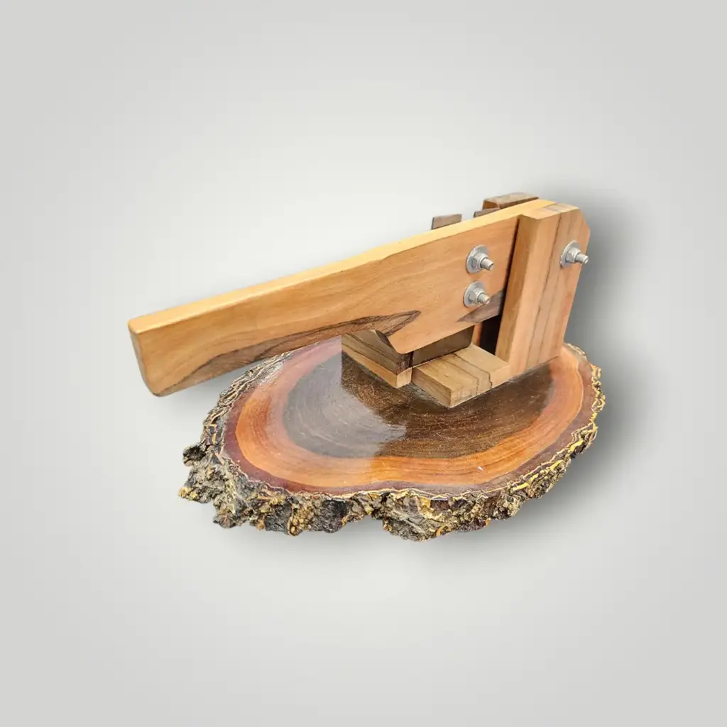 🔪 Handcrafted Wooden Biltong Cutter – Guillotine Style Slicer - View 3