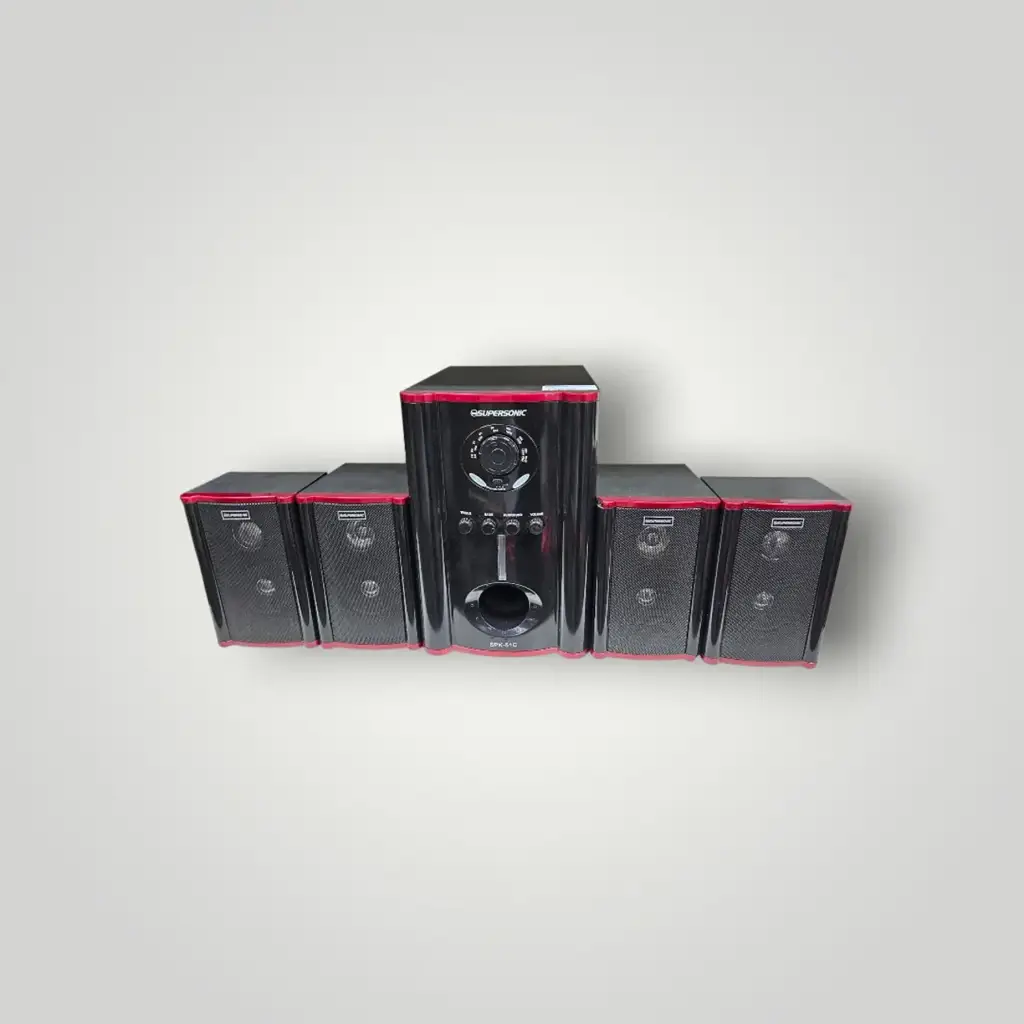 🔊 Supersonic Spk-51C 5.1 Channel Home Theatre Speaker System