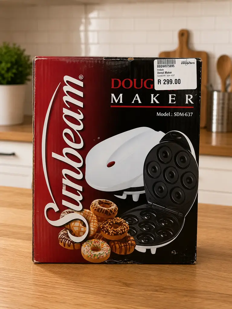 Sunbeam Donut Maker Sdm-637 – 7 Donut Capacity
