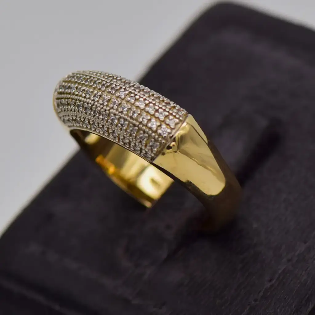 9ct Yellow Gold Dress Ring - View 3