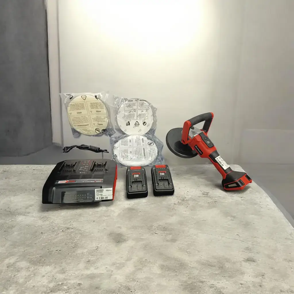 Einhell Cordless Polisher + Charger & 2 X Batteries